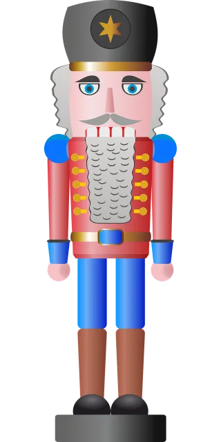 Nutcracker Christmas decoration Christmas Stickdatei