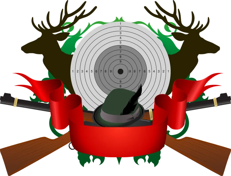 Hunt Target Red deer Stickdatei – Tiere