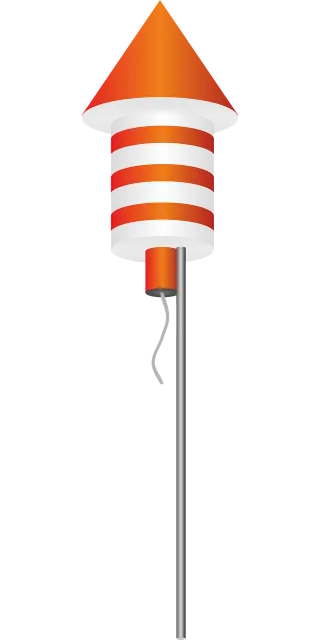 Rocket Sylvester Fireworks Stickdatei