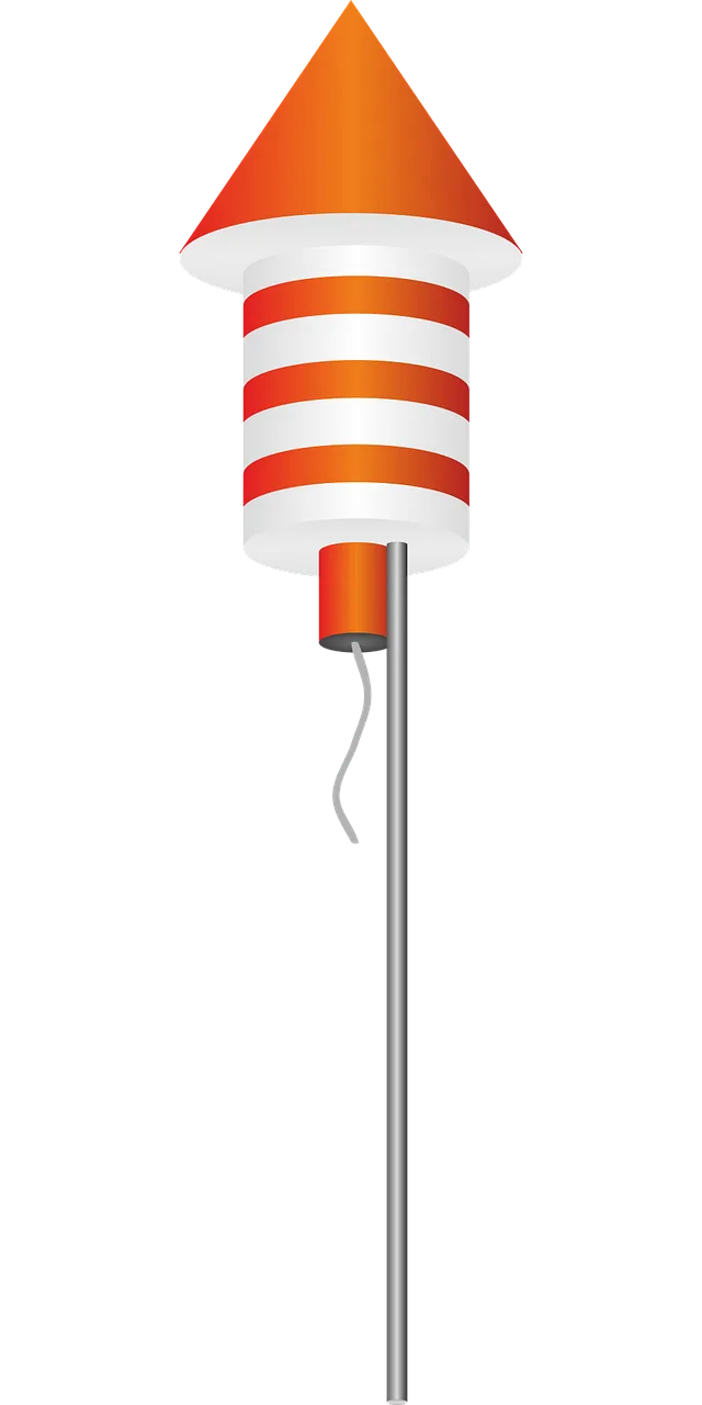 Rocket Sylvester Fireworks Stickdatei – Kinder