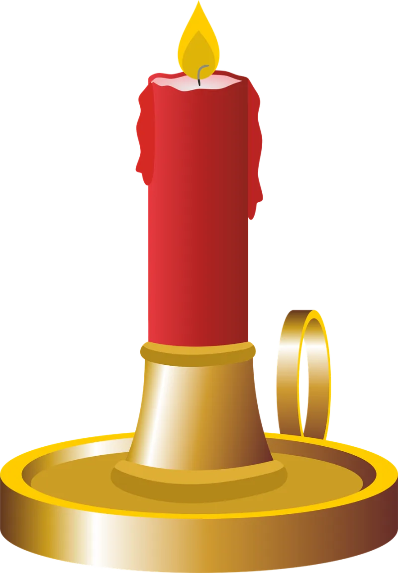 Candle Chandelier Light Stickdatei – Weihnachten