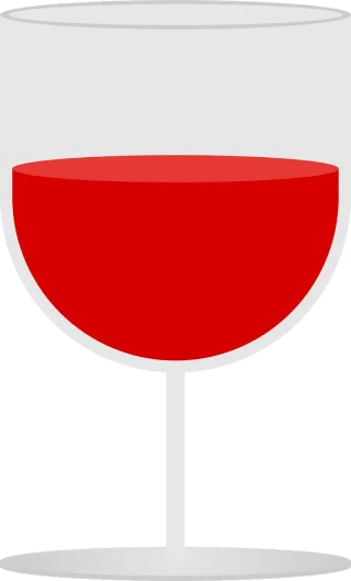 Wine Glass Symbol Stickdatei