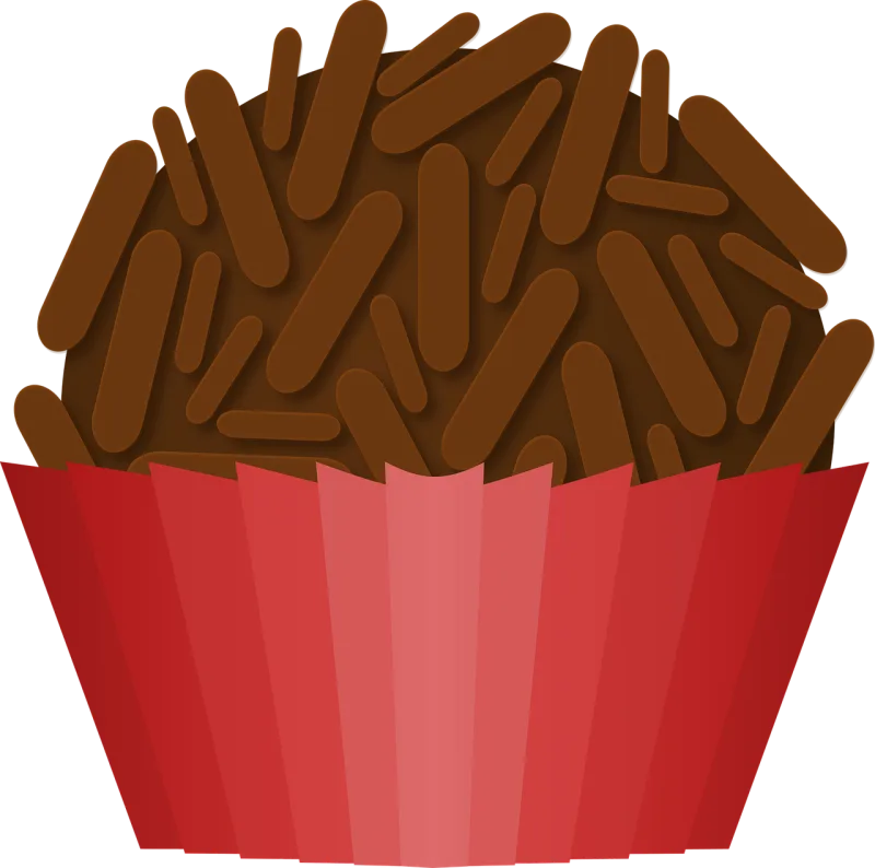 Brigadier Chocolate Sweet Stickdatei – Essen & Trinken