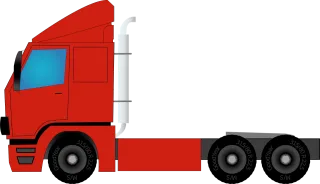 Semi-trailer Truck Transport Stickdatei