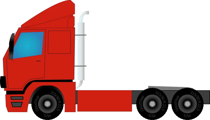 Semi-trailer Truck Transport Stickdatei – Fahrzeuge
