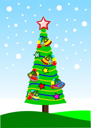 Christmas Christmas tree Merry christmas Stickdatei