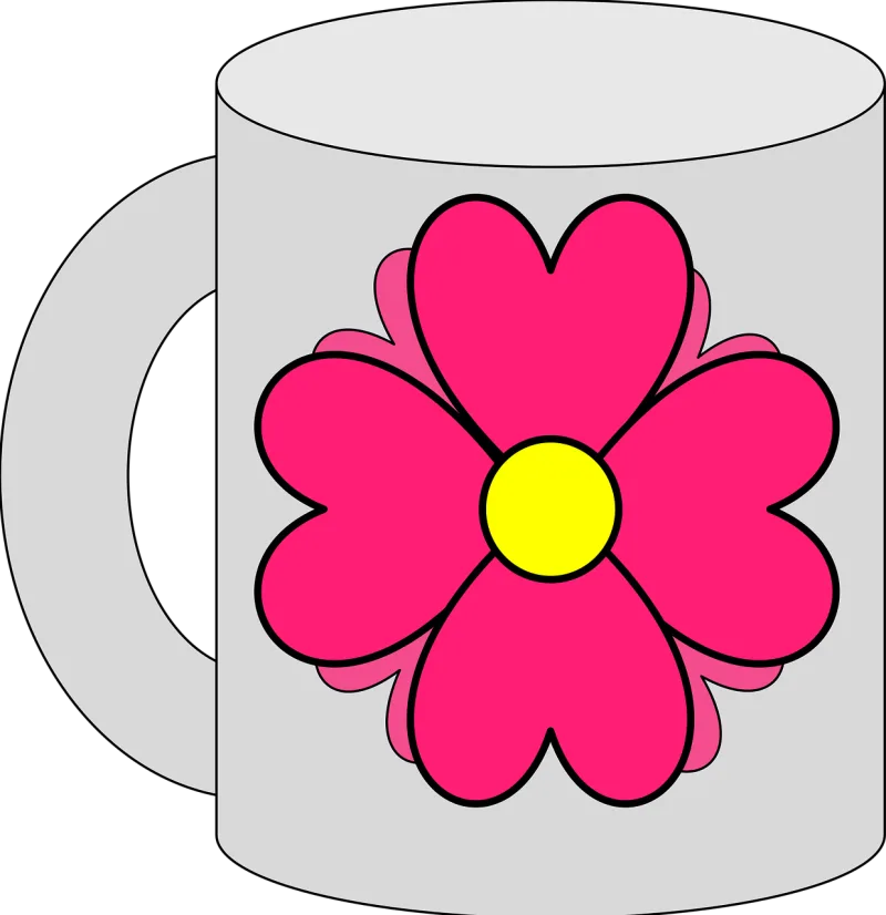 Cup Flower Beautiful Stickdatei – Essen & Trinken