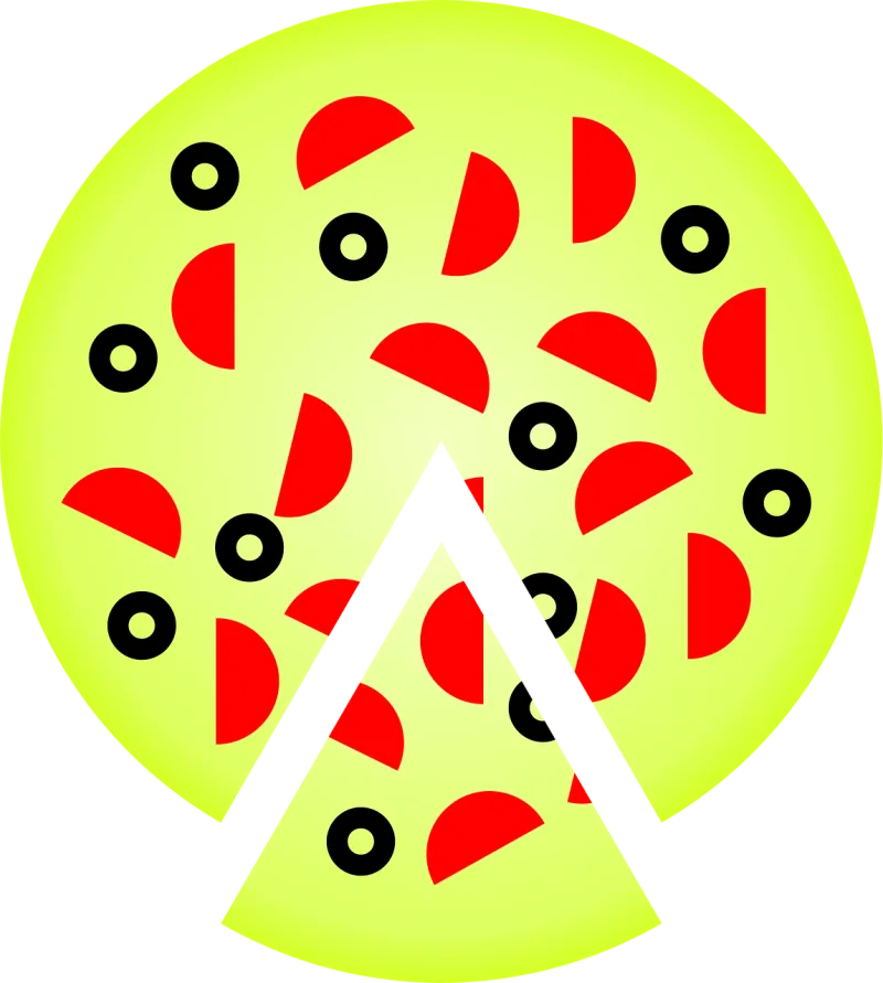Pizza Food Dinner Stickdatei – Essen & Trinken