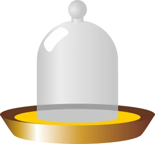 Cheese bell Servierglocke Heat bell Stickdatei