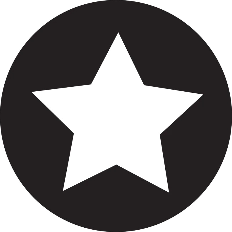 Star Icon Flat Stickdatei – Natur