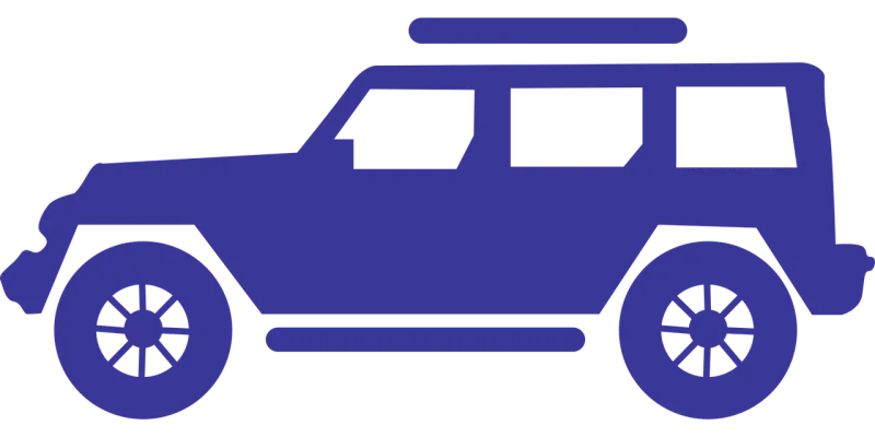 All terrain Car Sports Stickdatei – Fahrzeuge