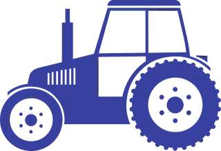 Tractor Field Farming Stickdatei