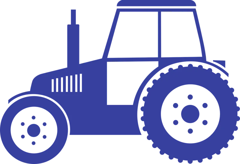 Tractor Field Farming Stickdatei – Fahrzeuge