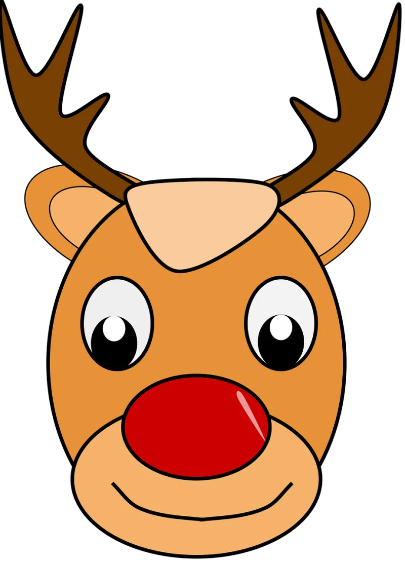 Deer Rudolph Santa claus Stickdatei – Weihnachten