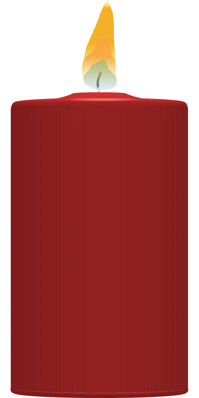Candle Flame Light Stickdatei – Weihnachten