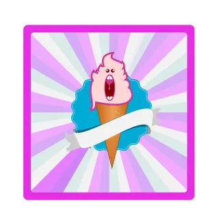 Ice cream Ice cream shop Sugar Stickdatei