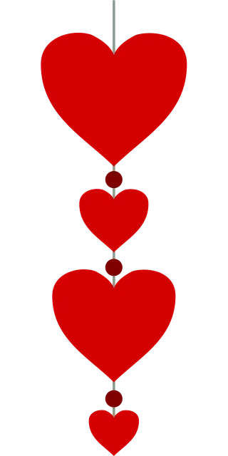 Pendant Heart Valentine's day Stickdatei
