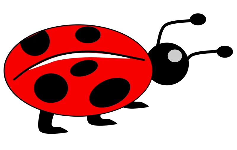 Lady bug Nature Kids Stickdatei – Tiere