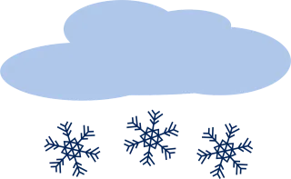 Cloud Winter Snow Stickdatei