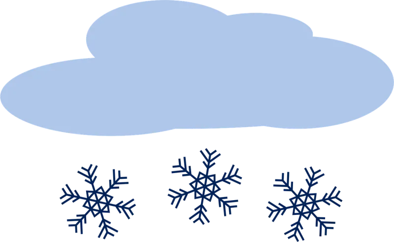Cloud Winter Snow Stickdatei – Weihnachten