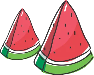 Food Fruit Watermelon Stickdatei