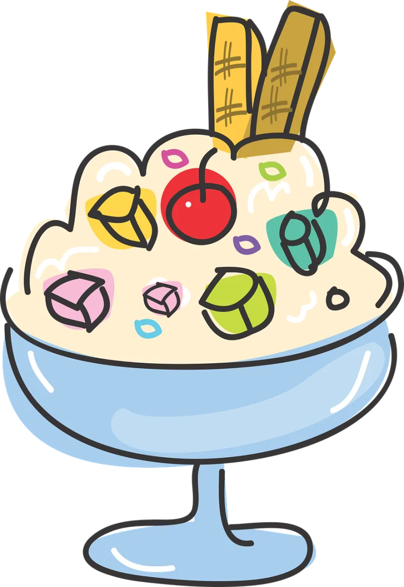 Food Dessert Shaved ice Stickdatei – Essen & Trinken