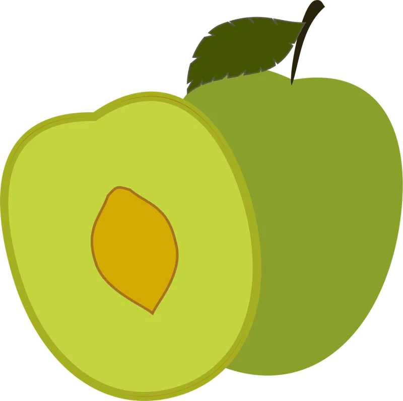 Plum Greengage Fruit Stickdatei – Essen & Trinken
