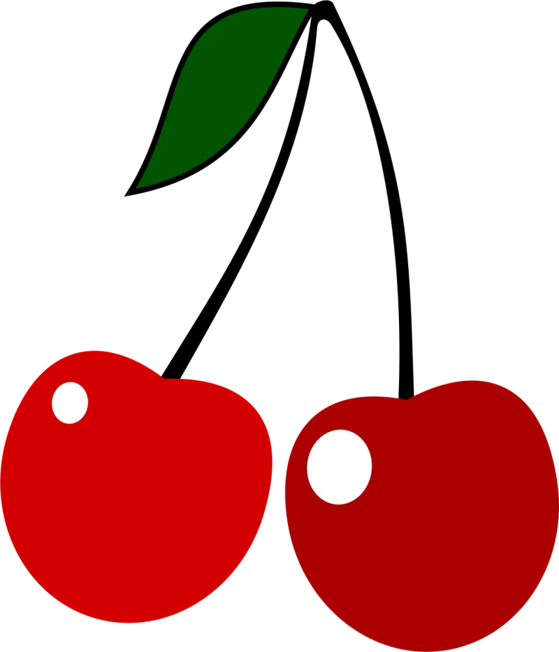 Cherries Fruit Fruits Stickdatei – Essen & Trinken