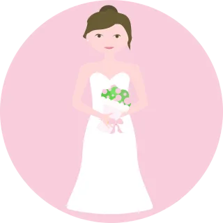 Bride Wedding Before Stickdatei
