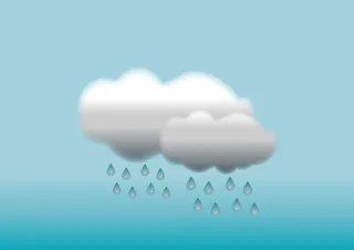 Rain Cloudy Heaven Stickdatei