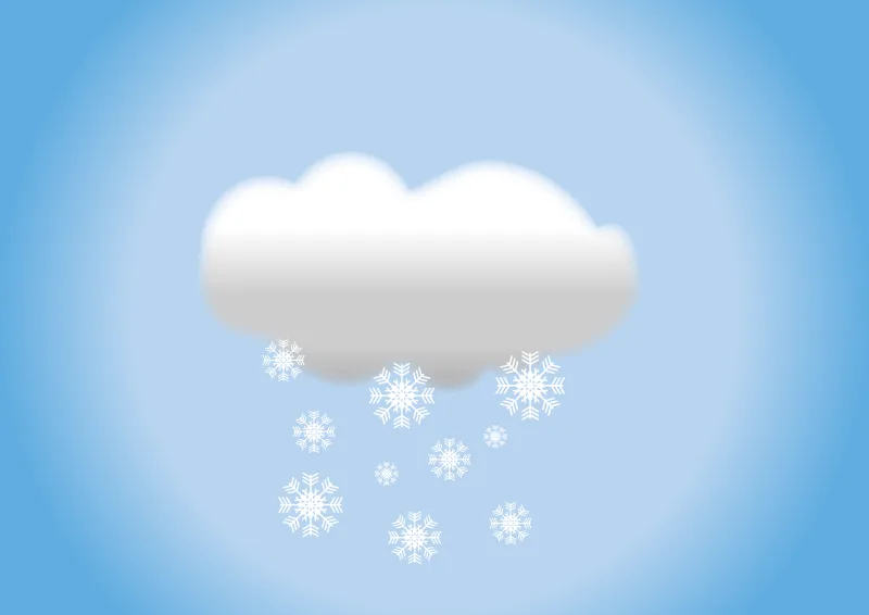 Snow Cloud Heaven Stickdatei – Weihnachten