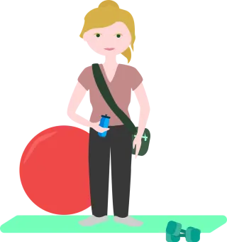 Yoga Fitness Sports Stickdatei