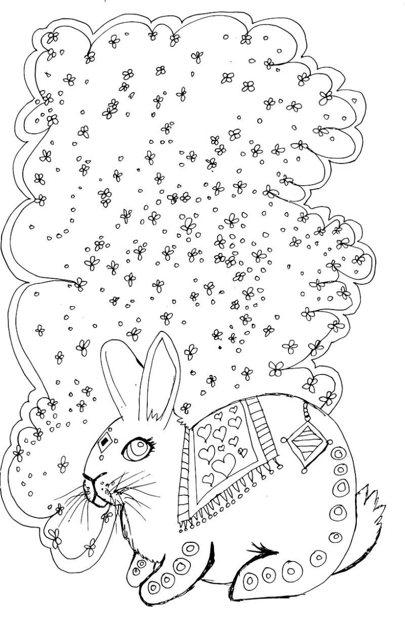 Cat Coloring page Detailed Stickdatei – Tiere