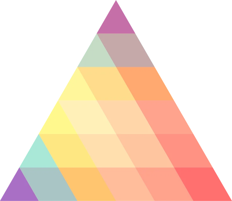 Triangle Ornament The colors Stickdatei – Weihnachten