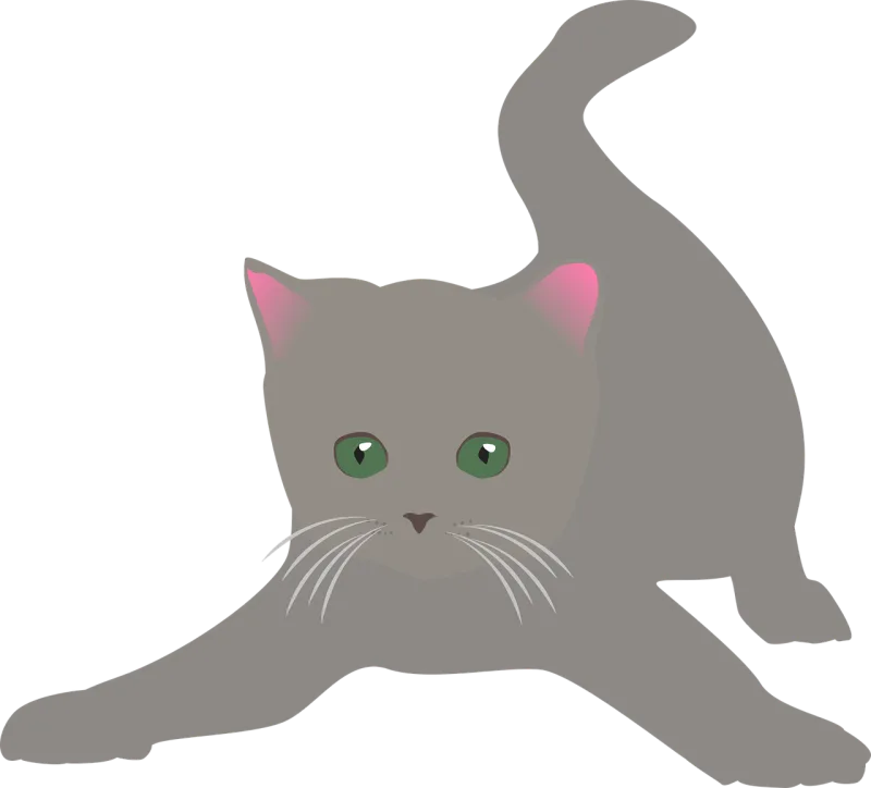 Kitten Cat Animal Stickdatei – Tiere