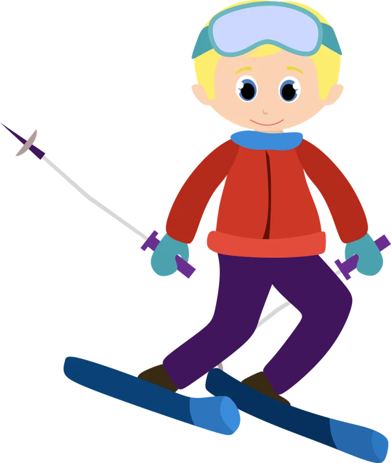 Alpine Ski Clipart Stickdatei – Sport