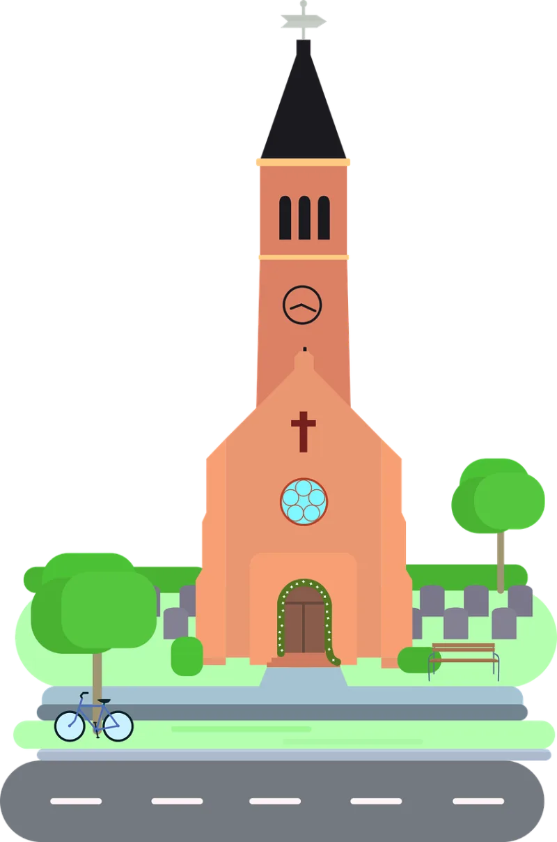 Church Chapel Religion Stickdatei – Weihnachten