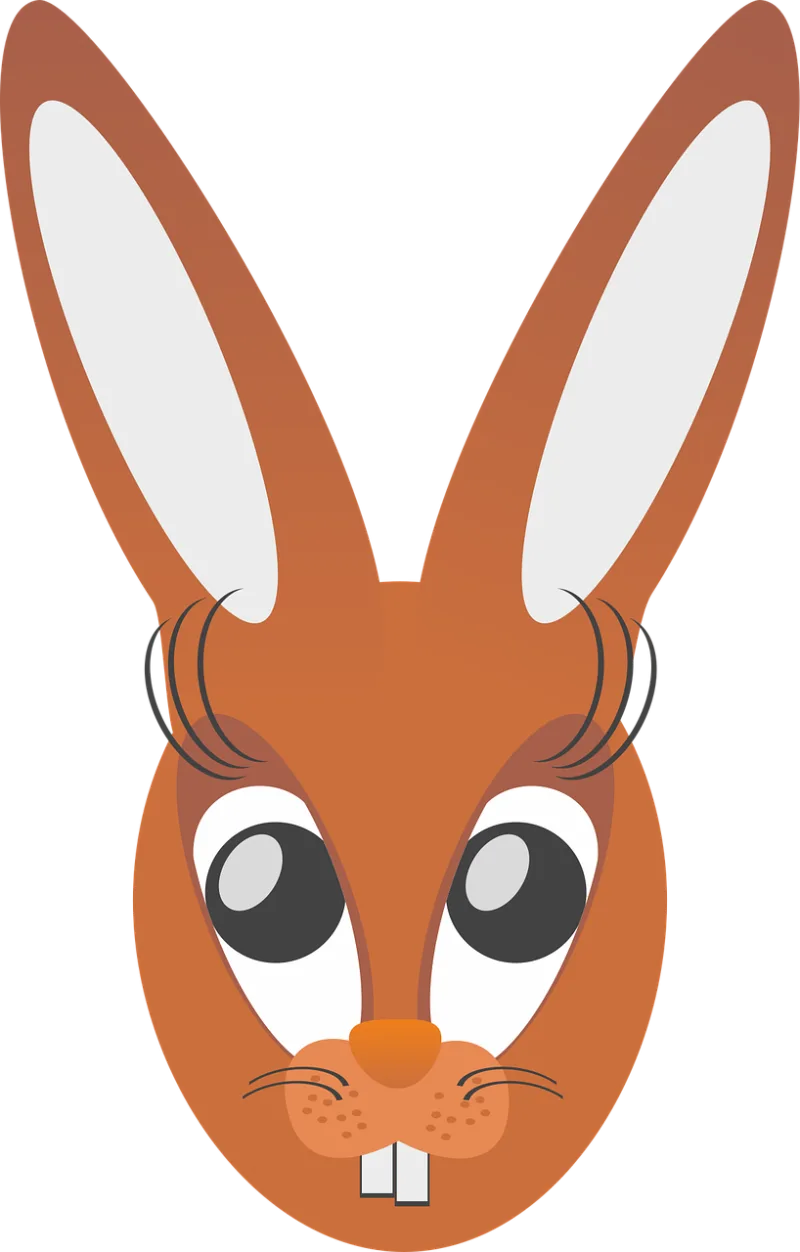 Rabbit Rabbits Long-eared Stickdatei – Tiere