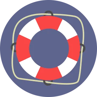 Lifebuoy Help First aid Stickdatei