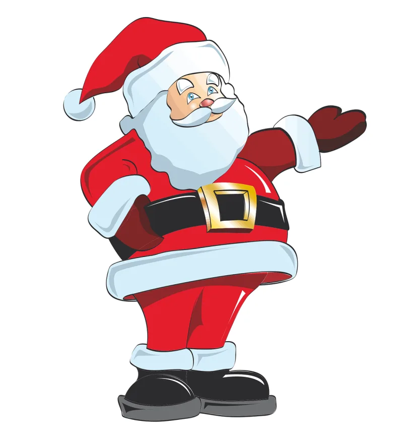 Santa claus Christmas Christmas eve Stickdatei – Weihnachten