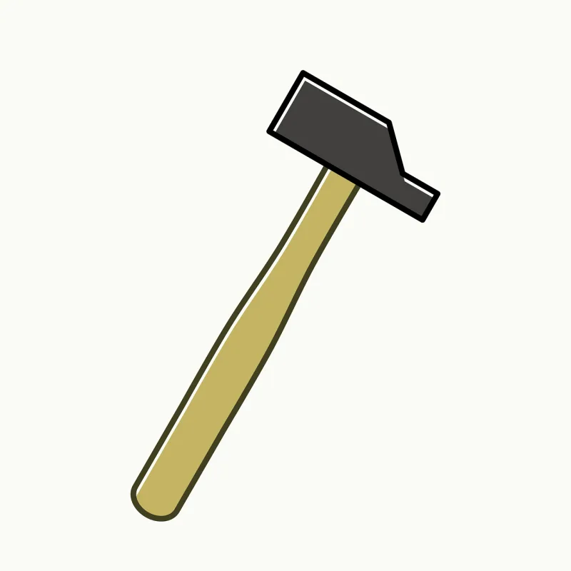 Hammer Nail Tool Stickdatei – Tiere