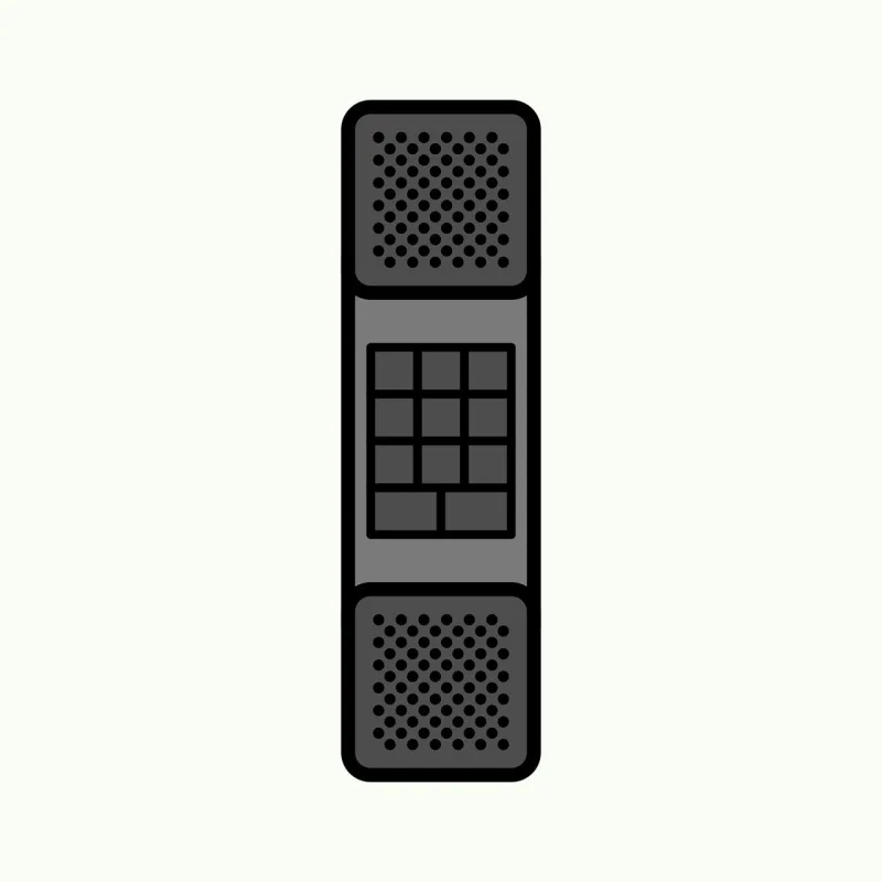 Phone Mobile Vintage Stickdatei – Musik