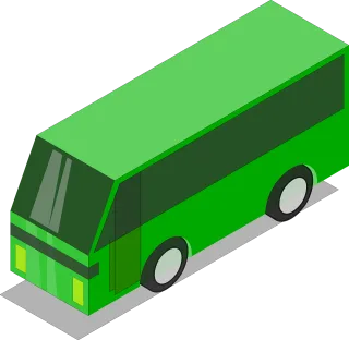 Bus Car Drive Stickdatei