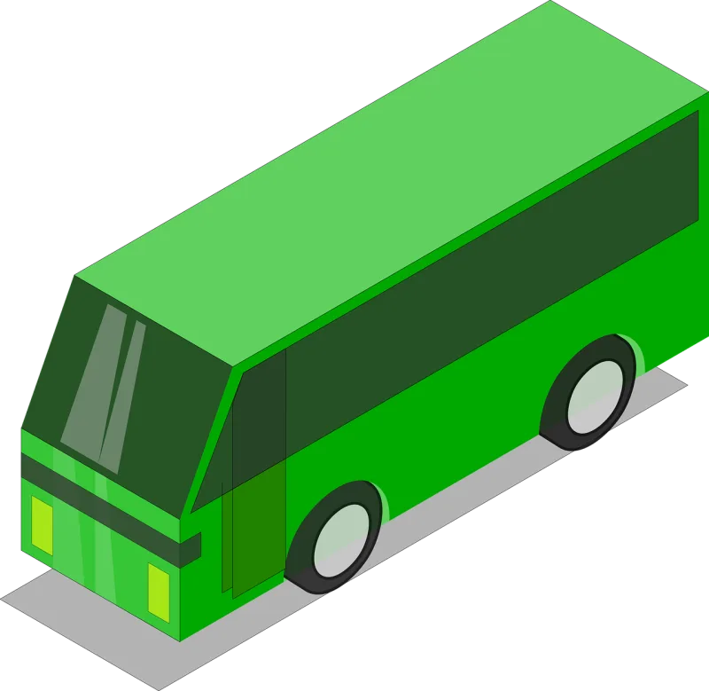 Bus Car Drive Stickdatei – Fahrzeuge