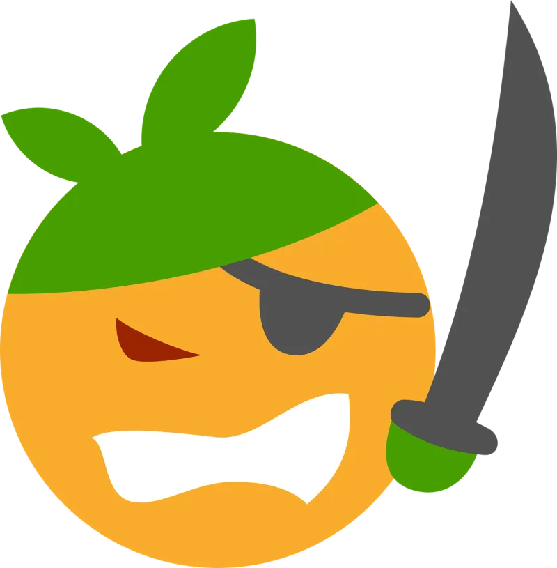 Clem Pirate Smiley Stickdatei – Kinder