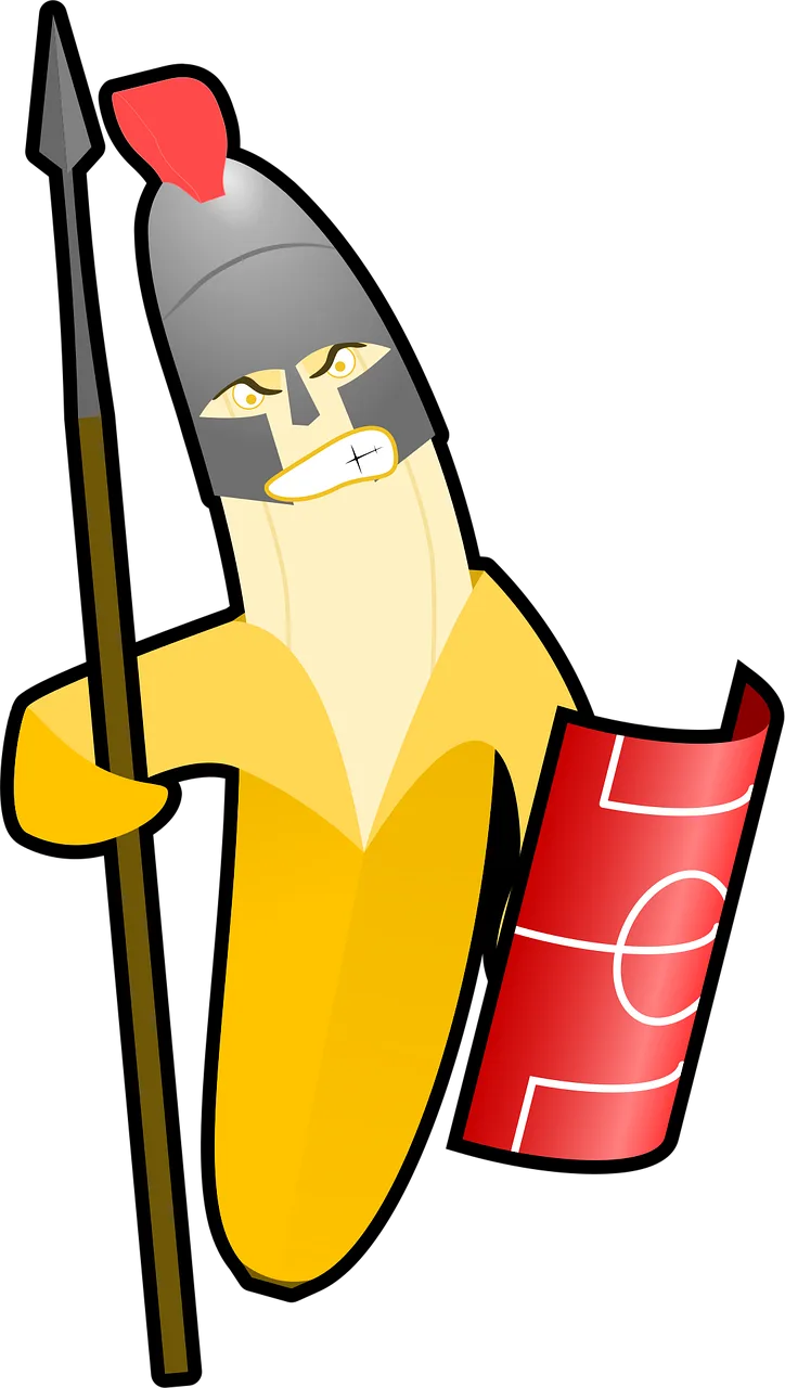 Cartoon Centurion Fruit Stickdatei – Essen & Trinken