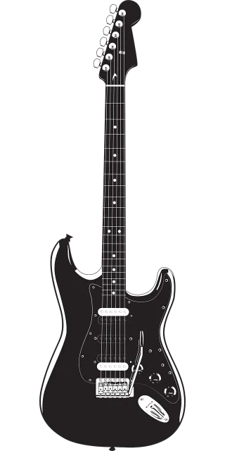Music Instrument Guitar Stickdatei