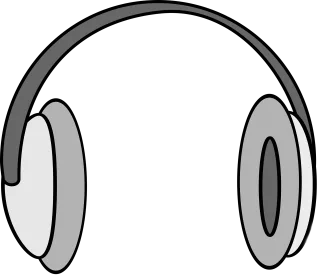 Headphones Listening Music Stickdatei – Musik