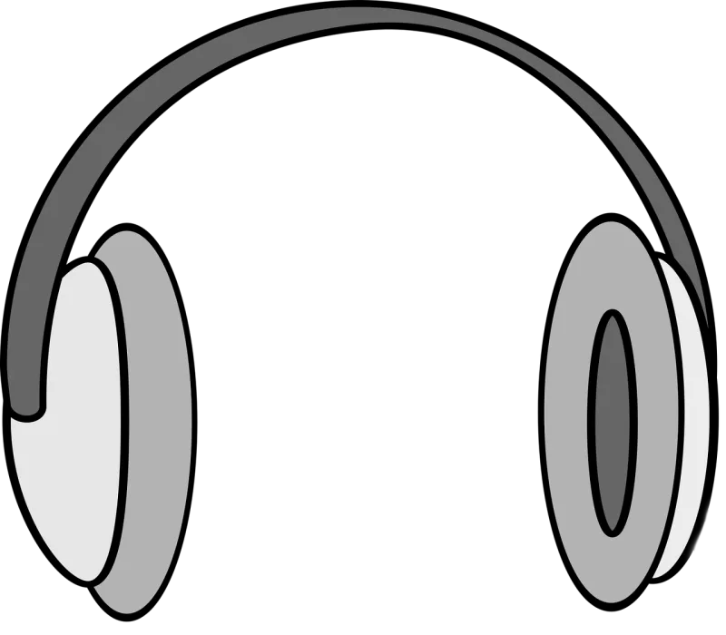 Headphones Listening Music Stickdatei – Musik