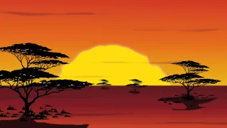 Africa Digital art Landscape Stickdatei